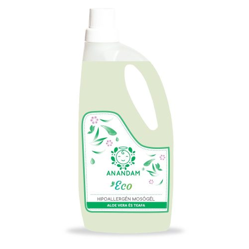 Anandam ECO Hipoallergén mosógél - teafa-aloe - 1L