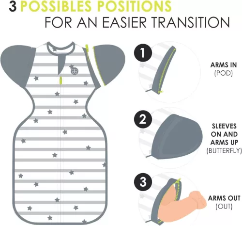 BBlüv Sleep swaddle me 3in1 babapólya - M méret