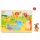 Tooky Toys Fa Puzzle hanggal 7 db-os - Safari Állatos