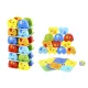 Tooky Toy Egymásra rakható színes elefántok (46 db-os)