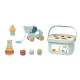 Tooky Toy 3in1 Késszségfejlszető Formabedobós fa játék doboz