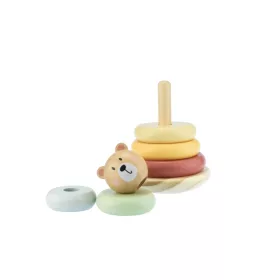 Tooky Toy Montesszori toronyépítő fa játék - Maci