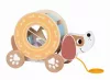 Tooky Toys Húzható kutyás formabedobó fa játék