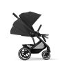 CYBEX Gold Balios S Lux BLK babakocsi szett L - Cloud G + Cot S Lux + 2 db esővédő - Moon Black