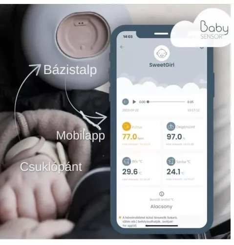 BabySensor Relax okos babafigyelő rendszer