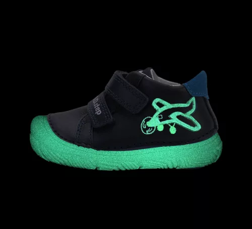 D.D.step S082-52781A Royal Blue fluoreszkáló repülős gyerek cipő (21)