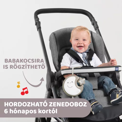 Chicco Next 2 Dreams zenélő forgóka - éjszakai fény - Unisex