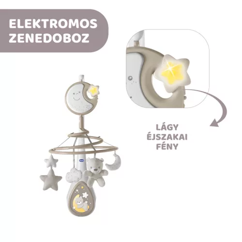 Chicco Next 2 Dreams zenélő forgóka - éjszakai fény - Unisex