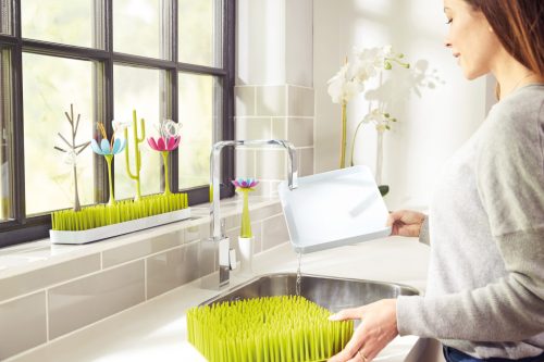 Boon Lawn edény szárító fűhöz, kiegészítő - Magenta virág