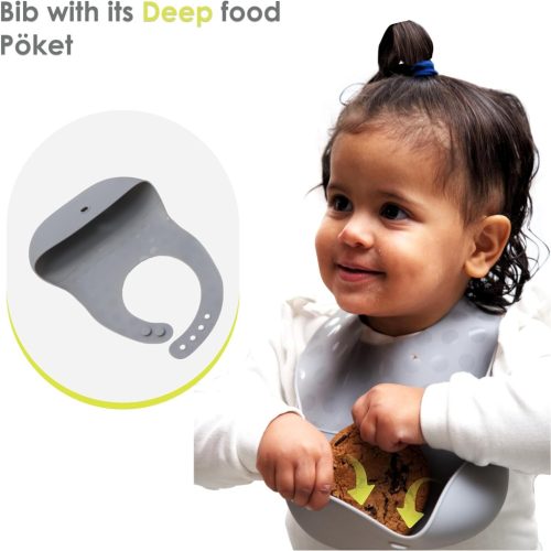 Bblüv Set szilikon etetési szett - Violet