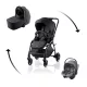 Britax Römer Rio Comfort Core Set STYLE 3in1 Rio babakocsi + mózeskosár + Baby-Safe Core babahordozó - Carbon Black