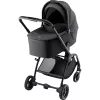 Britax Römer Rio Comfort Core Set STYLE 3in1 Rio babakocsi + mózeskosár + Baby-Safe Core babahordozó - Carbon Black