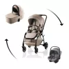 Britax Römer Rio Comfort Core Set STYLE 3in1 Rio babakocsi + mózeskosár + Baby-Safe Core babahordozó - Teak
