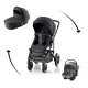 Britax Römer Smile 5Z Comfort Core Set STYLE 3in1 Smile 5Z babakocsi + mózeskosár + Baby-Safe Core babahordozó - Carbon Black