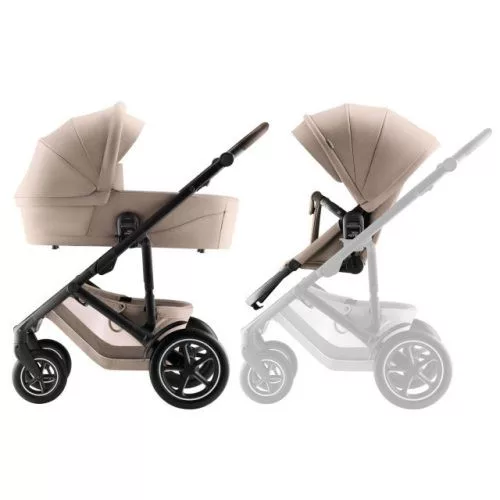 Britax Römer Smile 5Z Comfort Core Set STYLE 3in1 Smile 5Z babakocsi + mózeskosár + Baby-Safe Core babahordozó - Teak