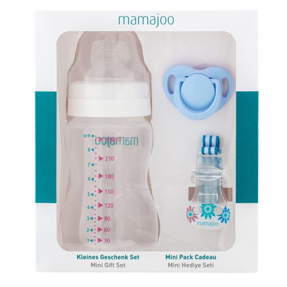 Mamajoo Mini ajándék szett - Kék 250 ml