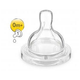 Philips Avent Classic+ 1 lyukú etetőcumi (2db) - 0h+