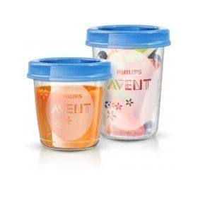   Philips Avent Via Natural Etető szett - 10x180 ml + 10x240 ml Via poharak etetőkanállal