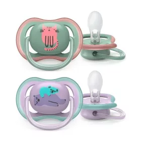   Philips Avent Ultra Air 2 db-os játszócumi (6-18 hónap) - cica és koala