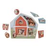 Little Dutch Fa formabeillesztő puzzle - Little farm