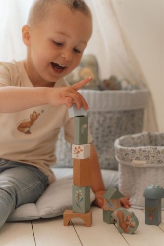 Little Dutch Fa építőkocka 50 db - Forest Friends