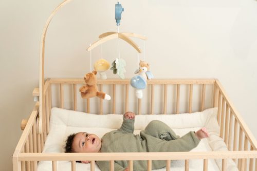 Little Dutch Zenélő körfogró natúr vázzal - Forest Friends