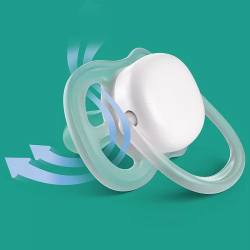 Philips Avent SCF349/18 játszócumi Ultra air 18hó+ 2db - Fiús - Elefánt