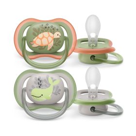   Philips Avent SCF085/60 Játszócumi Ultra air Mintás 6-18hó 2 db - Fiús - Tenger