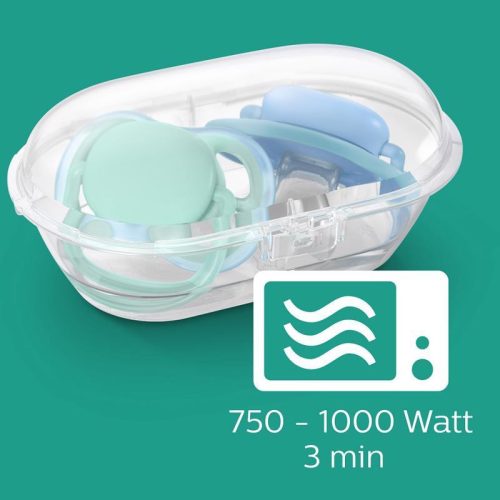 Philips Avent SCF085/60 Játszócumi Ultra air Mintás 6-18hó 2 db - Fiús - Tenger