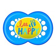 MAM Original Happy latex cumi dupla 6h+ - Kék - Bee Happy