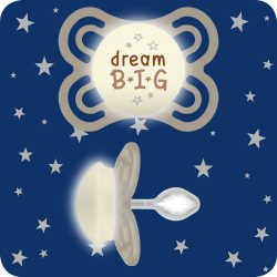   MAM Perfect éjszakai szilikon cumi (2-6 hónap) - Fehér - Dream big