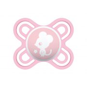   MAM Perfect Start Fairytale szilikon cumi (0-2 hónap) - Rózsaszín - Egérke
