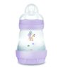 MAM Anti-Colic Matt cumisüveg 160 ml (2024) - 0h+ - Lila - Zsiráf