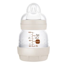 MAM Anti-Colic cumisüveg 130 ml + Original start cumi 0h+ - Bézs - Róka