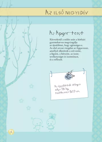 Napraforgó Napló a babám első évéről (fiús)