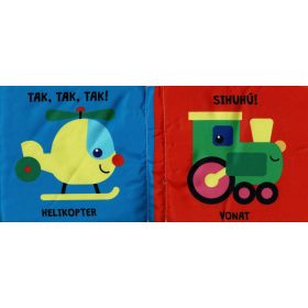 Napraforgó Textil könyv rágókával - Járművek