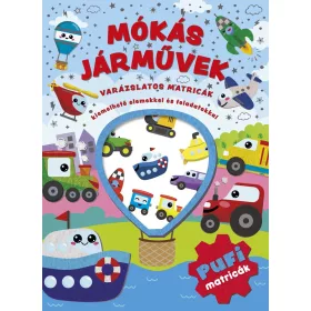 Napraforgó Varázslatos matricák - Mókás járművek