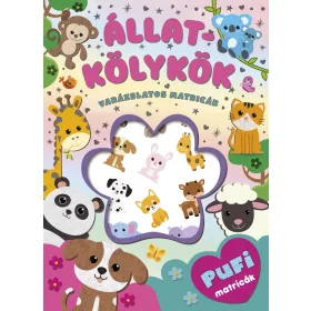 Napraforgó Varázslatos matricák - Állatkölykök