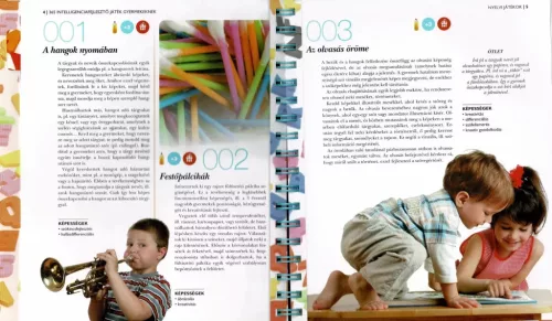 Napraforgó Neveljünk egészséges gyereket - 365 intelligenciafejlesztő játék gyerekeknek (új könyv)
