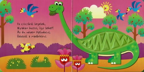 Napraforgó Gumis lapozó - Dinoszauruszok