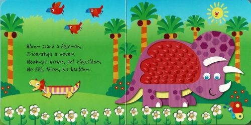 Napraforgó Gumis lapozó - Dinoszauruszok