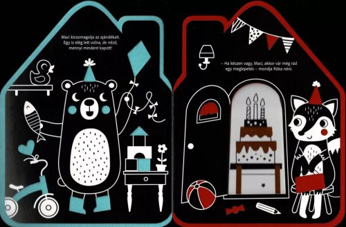 Napraforgó Színes házak - Maci otthona