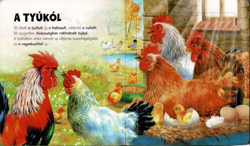 Napraforgó Szuper puzzle - A tanya állatai