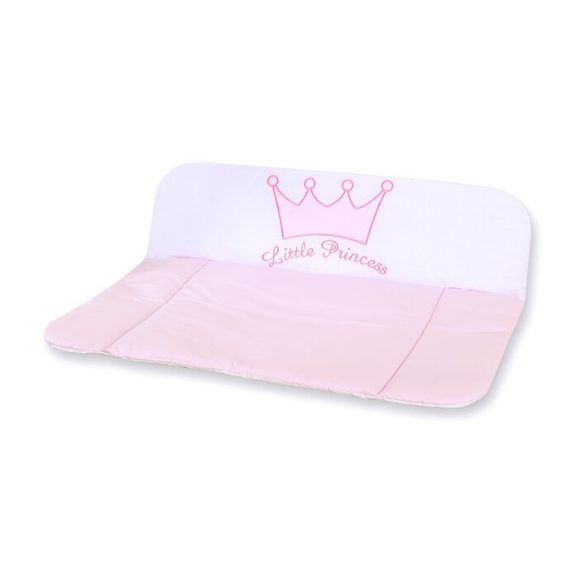 BabyLion Prémium Textil pelenkázó lap - Rózsaszín Princess