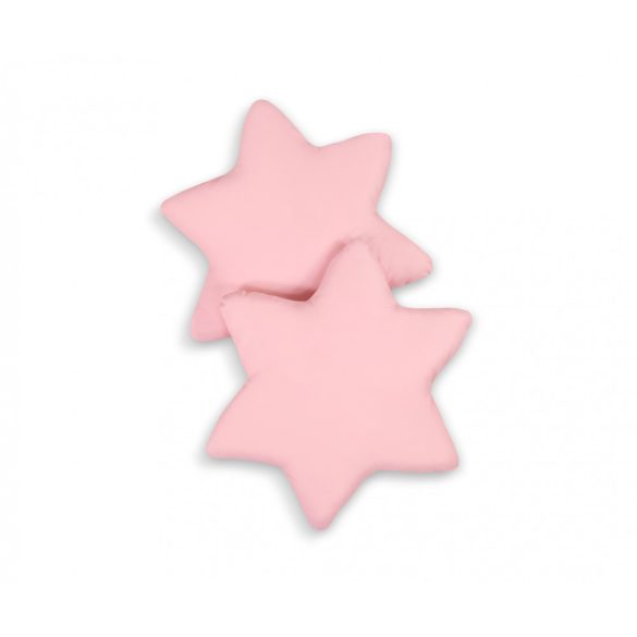 BabyLion Prémium 2 db csillag párna - Púder rózsaszín