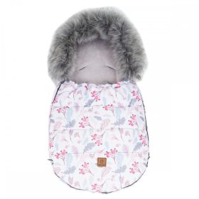   MTT Combo Bundazsák - Fehér alapon rózsaszín tölgyfa levelek