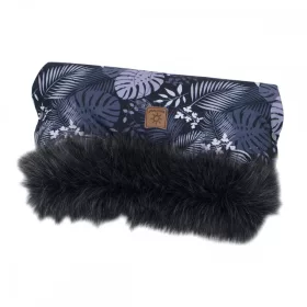   MTT Kézmelegítő babakocsihoz - Grafit alapon pálma levelek