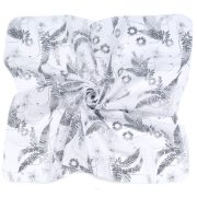 MTT Kis textil pelenka  3 db - Szürke páfrány levelek