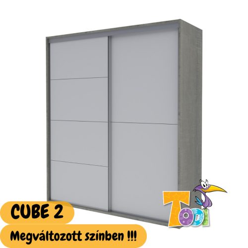 Todi Cube 2 Gardróbszekrény - 180 cm